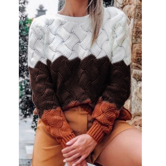 Gorgeous Color Block Sweater - Picture 7 of 8